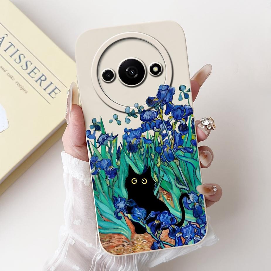 For Xiaomi Redmi A3 Case Luxury Candy Painted Cover Shockproof Phone Cases For Xiaomi Redmi A3 RedmiA3 Soft Fundas 6.71'' Bumper