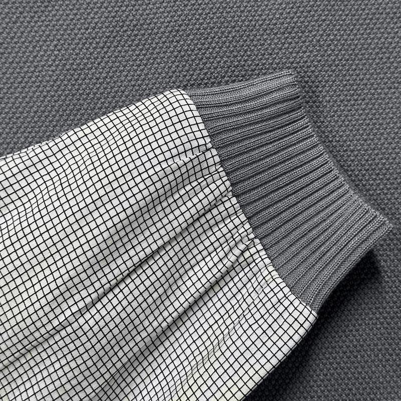 Mokana Women's Faux Two-Piece Spliced Long Sleeve Knit Shirt