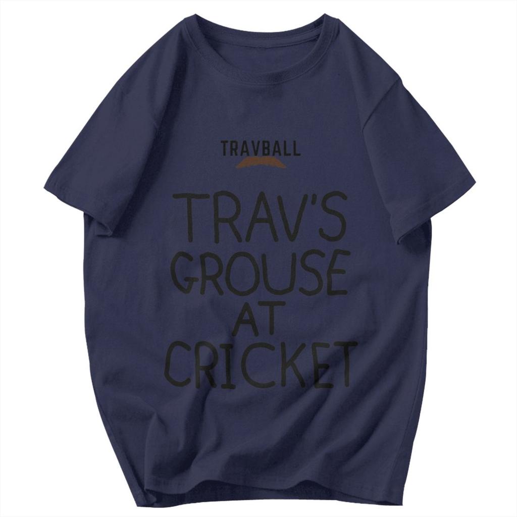 Men T Shirt Travball Travis Head Funny Summer Y2K Graphic Crewneck Unisex Clothes T Shirts