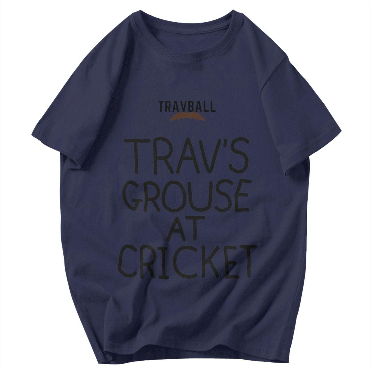 

Men T Shirt Travball Travis Head Funny Summer Y2K Graphic Crewneck Unisex Clothes T Shirts 4XL