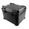 Universal Black 45L Motorcycle Adventure Aluminum Top Case Tail Box Luggage