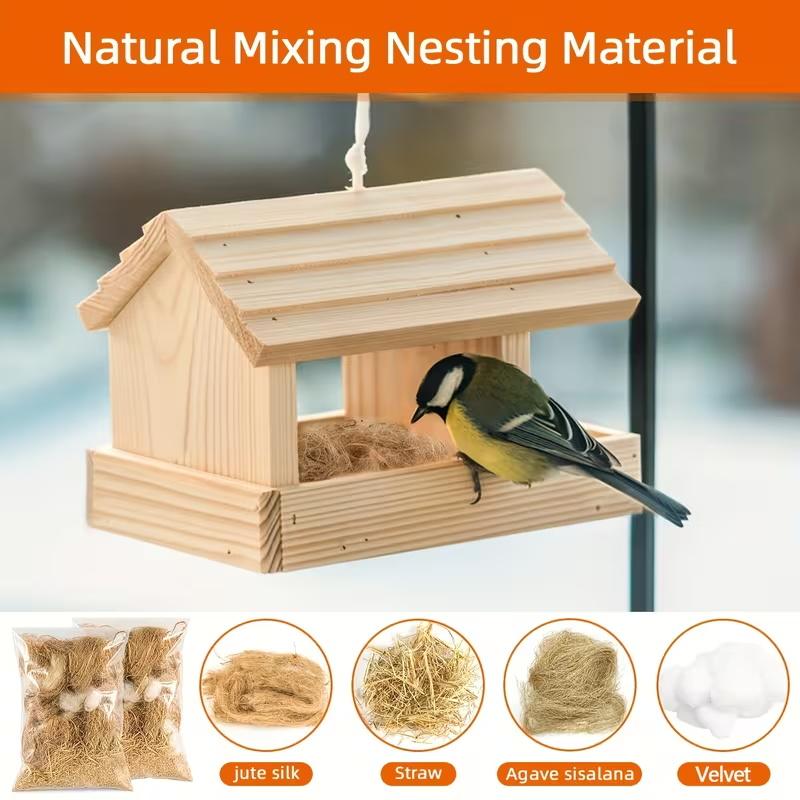 Bird Nesting Material for Finch, Canary Nest Cage / Aviary In Options
