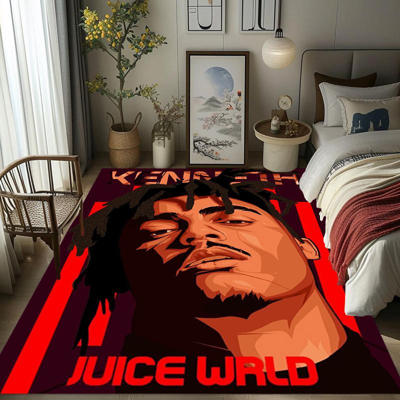 Juice Wrld: Legacy Sound Carpet Suitable for All Seasons Living Room and Bedroom Mats Art Bathroom Mat Office Chair Cushion