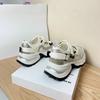 thick-soled hollowed-out breathable sandals women's summer new outer wear Velcro color matching casual sports shoes