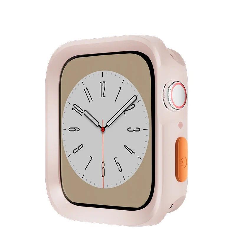 Capa para Caixa de Apple Watch 49mm 44mm 40mm 45mm 41mm Protetor Anti-Queda Capa Macia de TPU Acessórios iWatch Ultra 2 SE 9 8 7 6 5 4