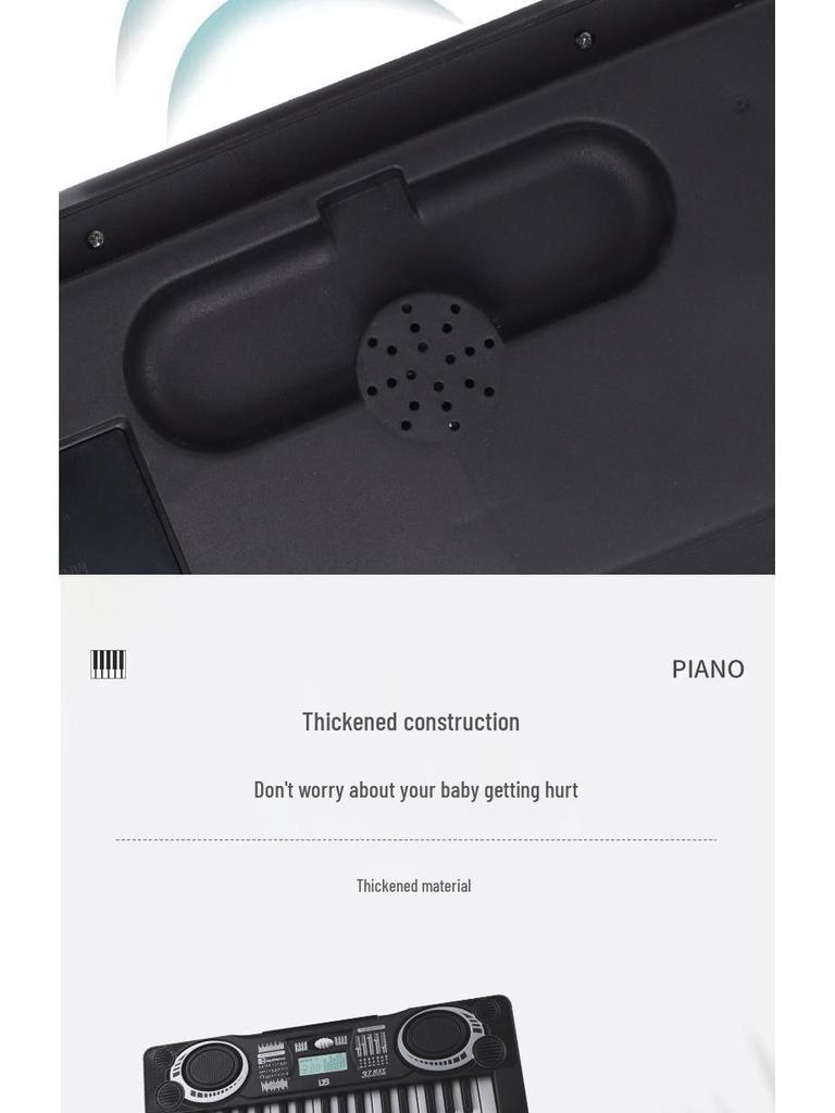 37-Key Children's Electronic Educational Keyboard Piano