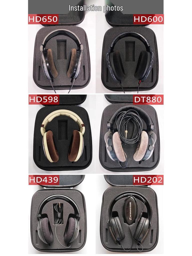 Sennheiser HD660s/650/600/599/598/CS/560S Over-Ear Headphone Storage Bag Case