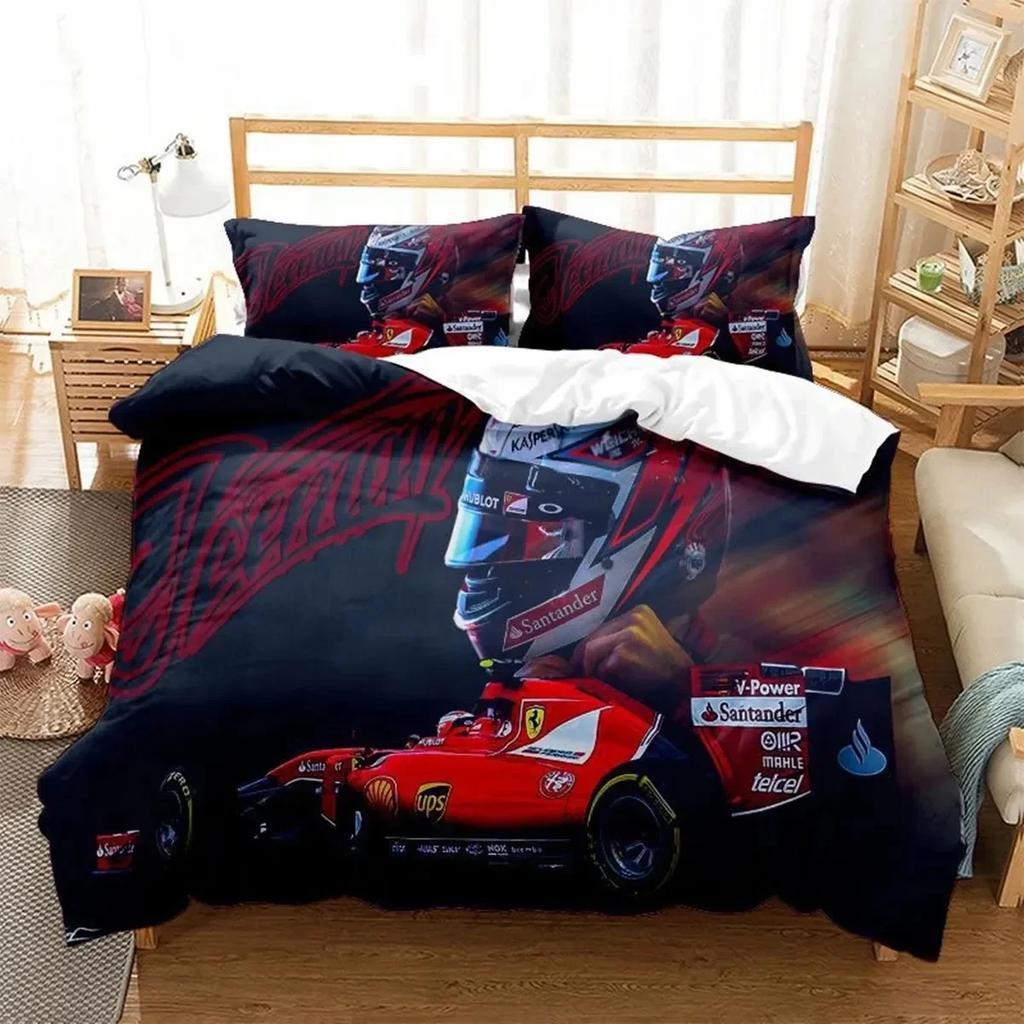 3D Print Sports Car Children'S Favorite Comfortable Duvet Cover Pillowcase Bedding Set Children Bedroom Decoration Home Textile