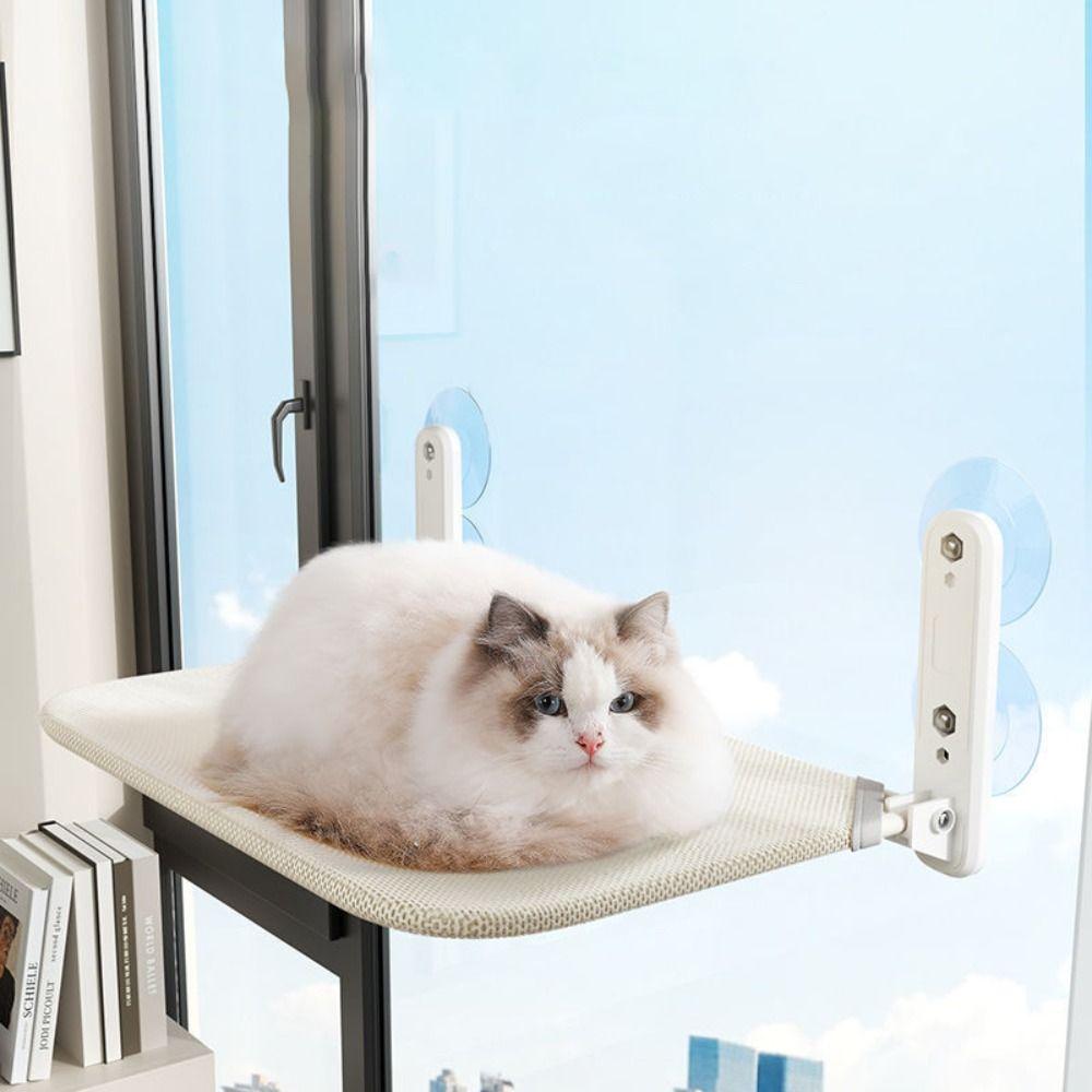 Breathable Sunbathing Hanging Cat Bed Foldable Suspended Cat Nest Windowsill