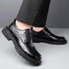 FashionMen's Platform Shoes Fashion Casual New Designer Leather Solid Color Dress Shoes for Men Spring Autumn Luxury Shoe Male