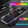 Gaming Keyboard and Mouse Set: Luminous Mechanical Feel, Floating Keycaps, Wired USB Connection