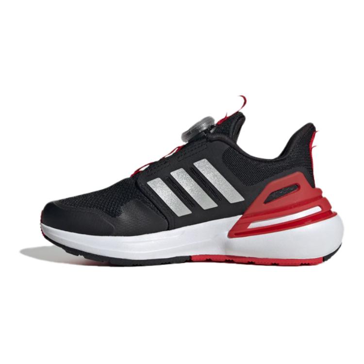 Adidas RapidaSport Bounce BOA K Black Scarlet Kids Sneakers Core-Black Silver-Metallic Better-Scarlet ID3388