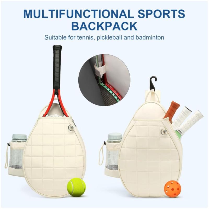 Schouder Sport Racket Rugzak, Grote Capaciteit Reizen Multi-compartiment Opbergtas met Apart Schoenencompartiment