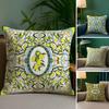 Classical Lemon Print Pattern Pillow Case Printed Brushed Fleece Pillow Baby Skin-Touch Eco-Friendly Dye-Sublimat