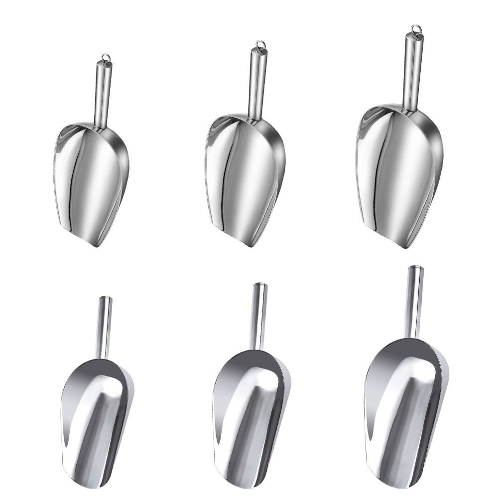 8/9/10/11Inch Ice Shovel Metal Sugar Scoop Accessories Ice Freezer Scoop  Party
