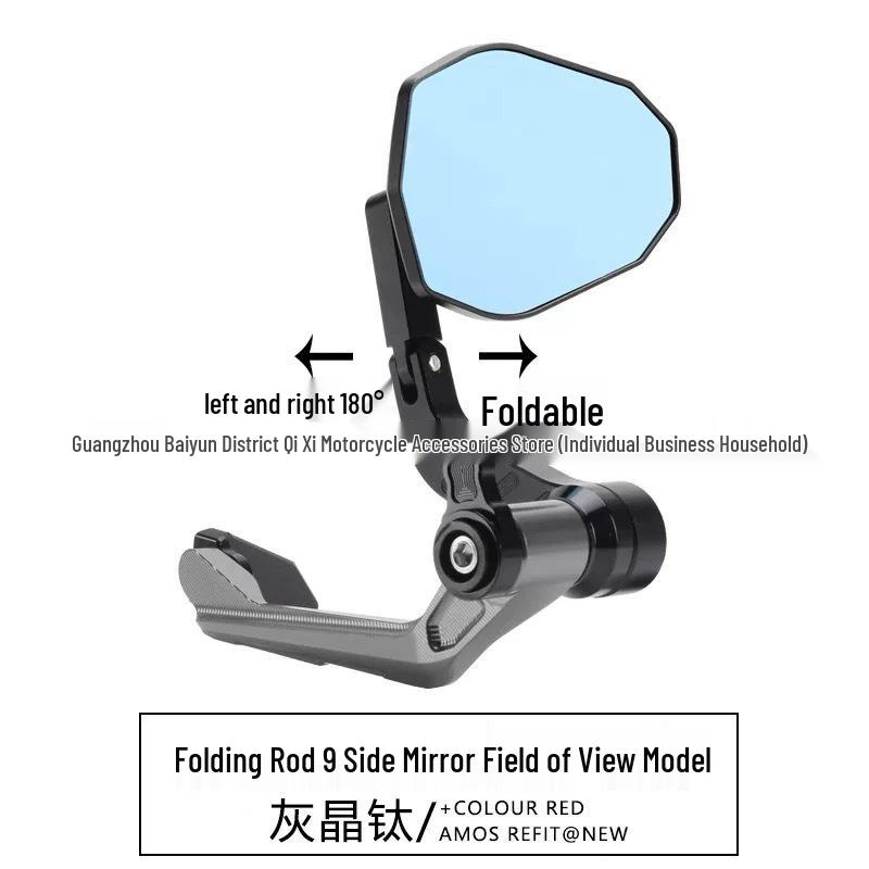 Compatible Handguard Rearview Mirror for Chunfeng NK650/800, NK250/450 – Racing Handguard with Reflective Mirror & Backup Camera.