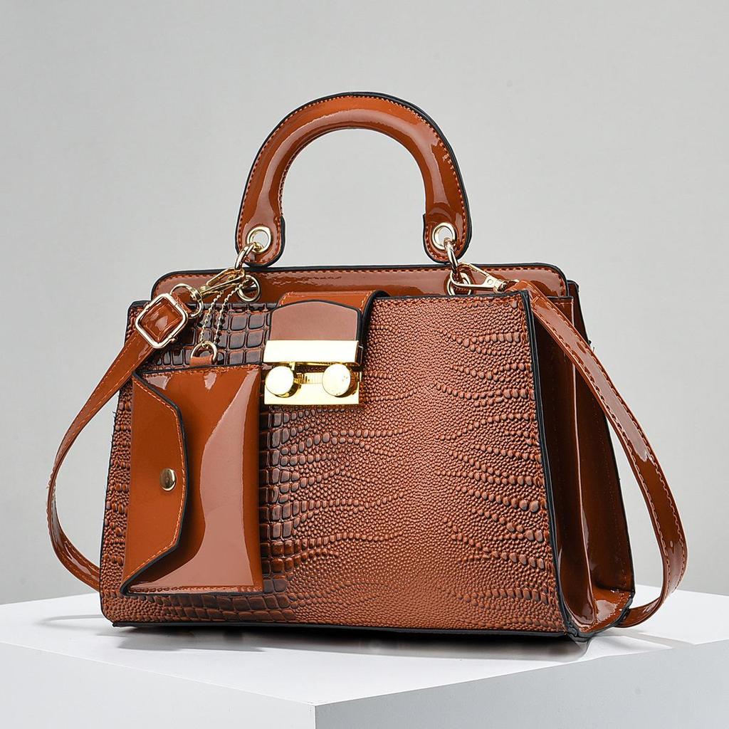 2023 Damen Eidechsenmuster Zweiteiliges Schulter- & Umhängetaschen-Set - Europäische & Amerikanische Mode