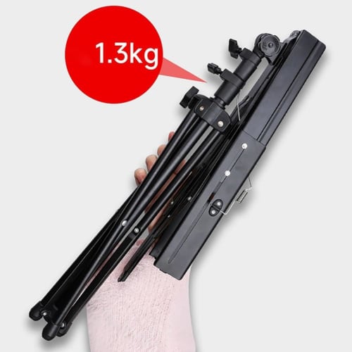 Vinebeautiful Music Stand, Extra Wide, Portable, Height-Adjustable, Folding Music Stand for Guitar and Guzheng