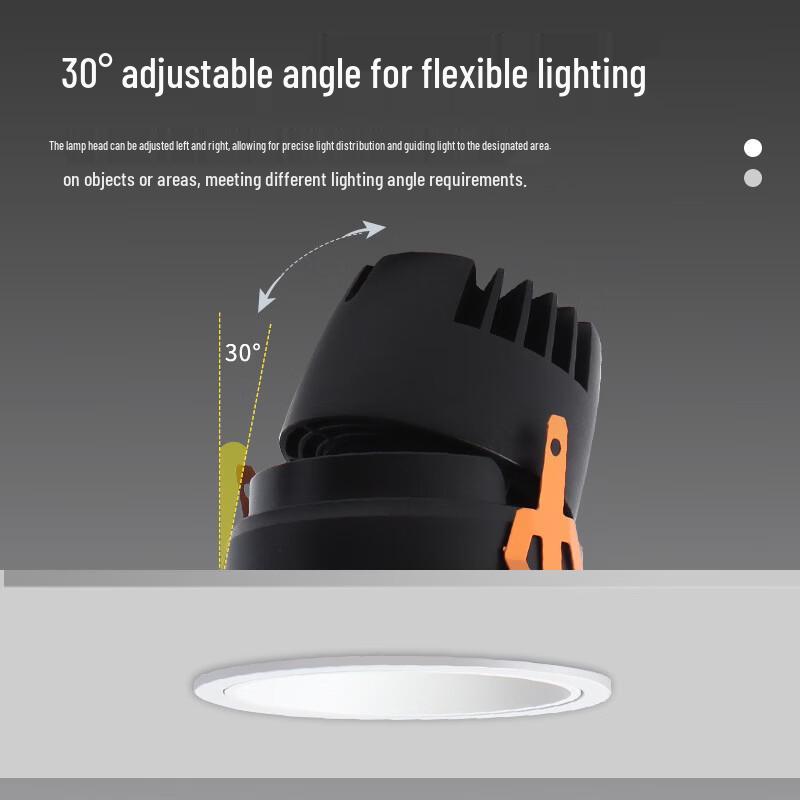 Recessed Full Spectrum Anti-Glare LED Spotlight