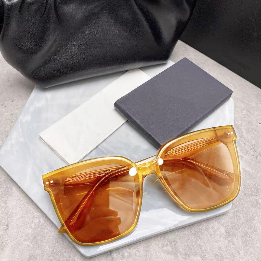 Trendy Korean G-Style Sunglasses for Men & Women, Slimming Big Face Anti-UV