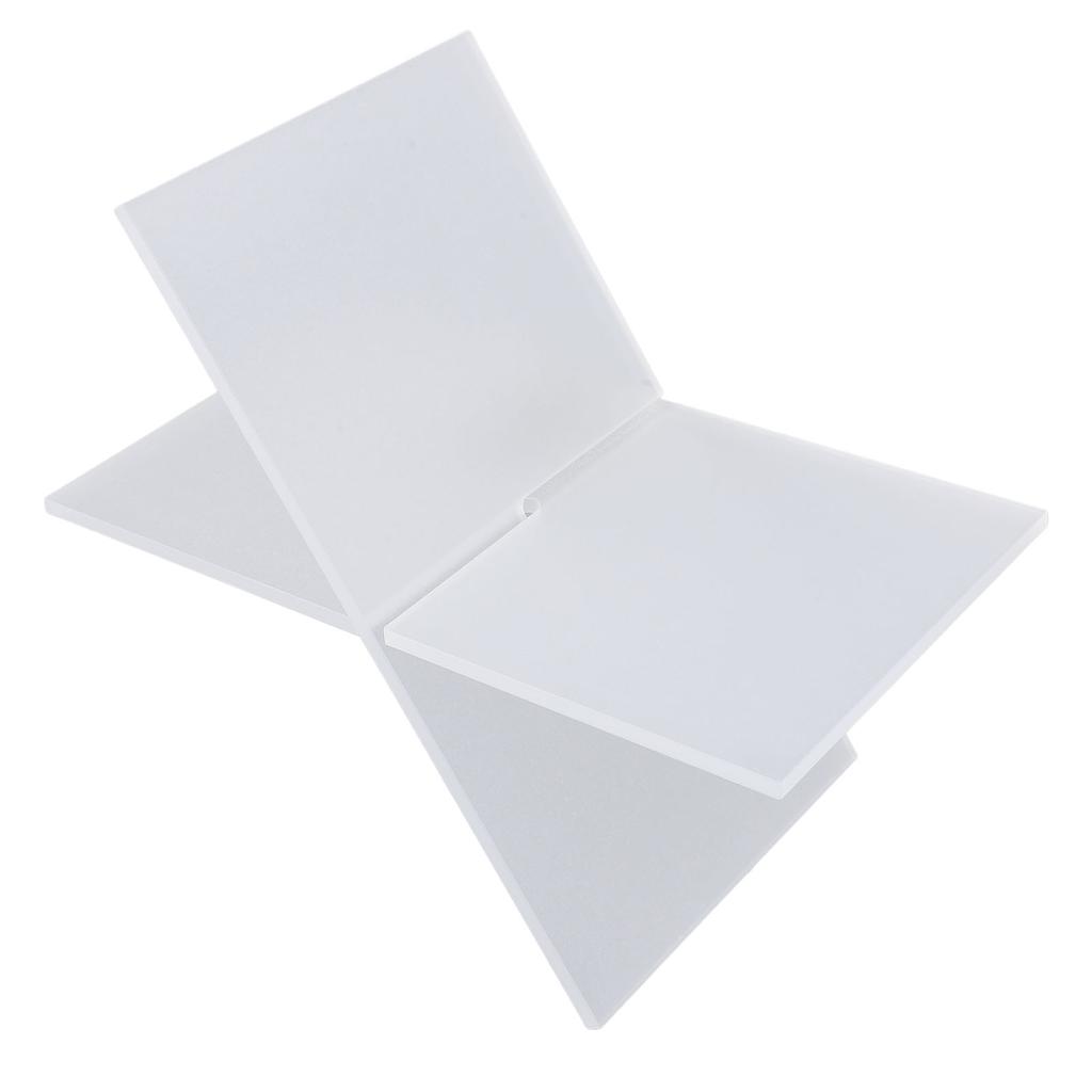 Acrylic Book Holder Transparent Multifunctional Open Book Display Stand for Coffee Shops