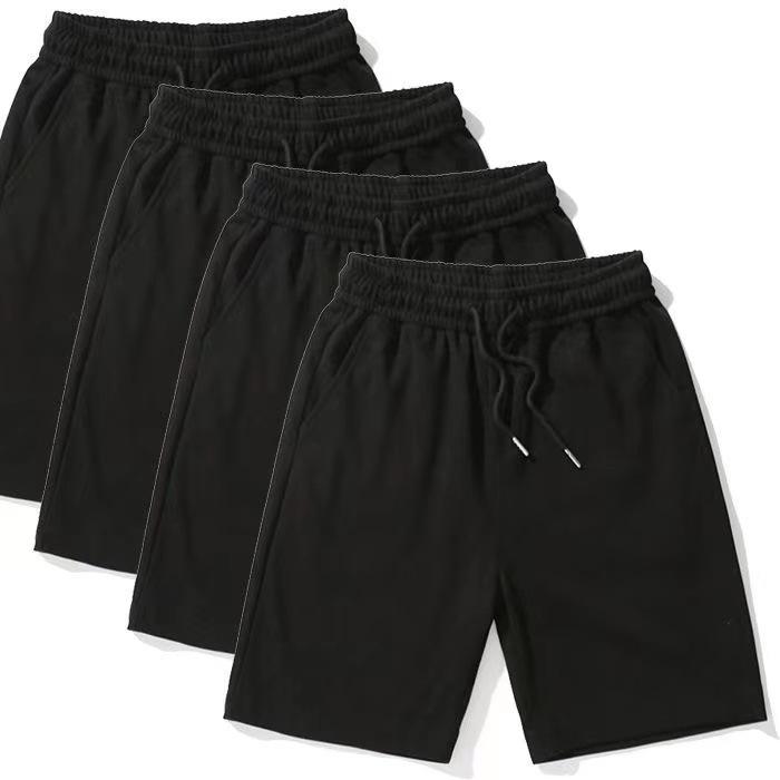 Men's Summer American Retro Loose Basketball Shorts - Trendy High Street Japanese Casual Style