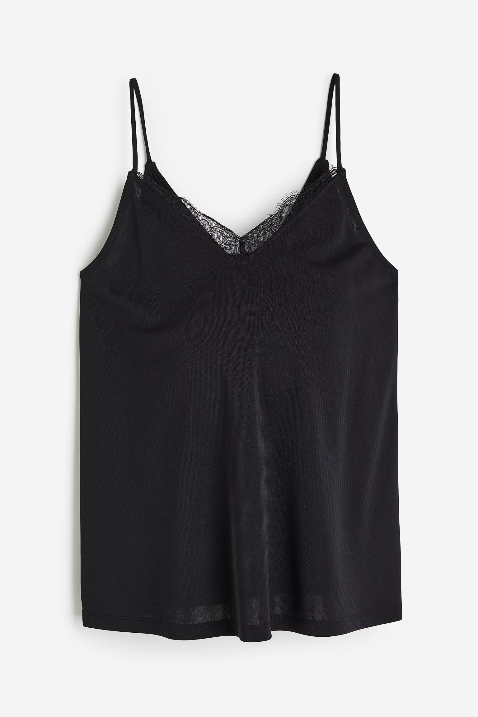 

MAMA Lace-trimmed cami top