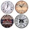 Wall Wooden Clocks Brief Design Silent Home Cafe Office Wall Decor 9inch Wall Art Large Wall Clocks 23cm Coffee Houses