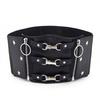 Side Zipper Two With Three Hook Buckle Star Pattern Elastic Women Waistband