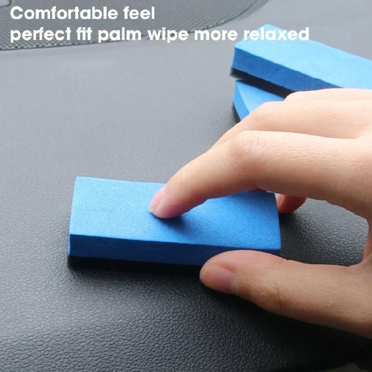 2pcs Vehicle Waxing Pad Sponges Car Ceramic Coating Applicator Sponge Auto Detailing Accessories Crystal Plating Sponge