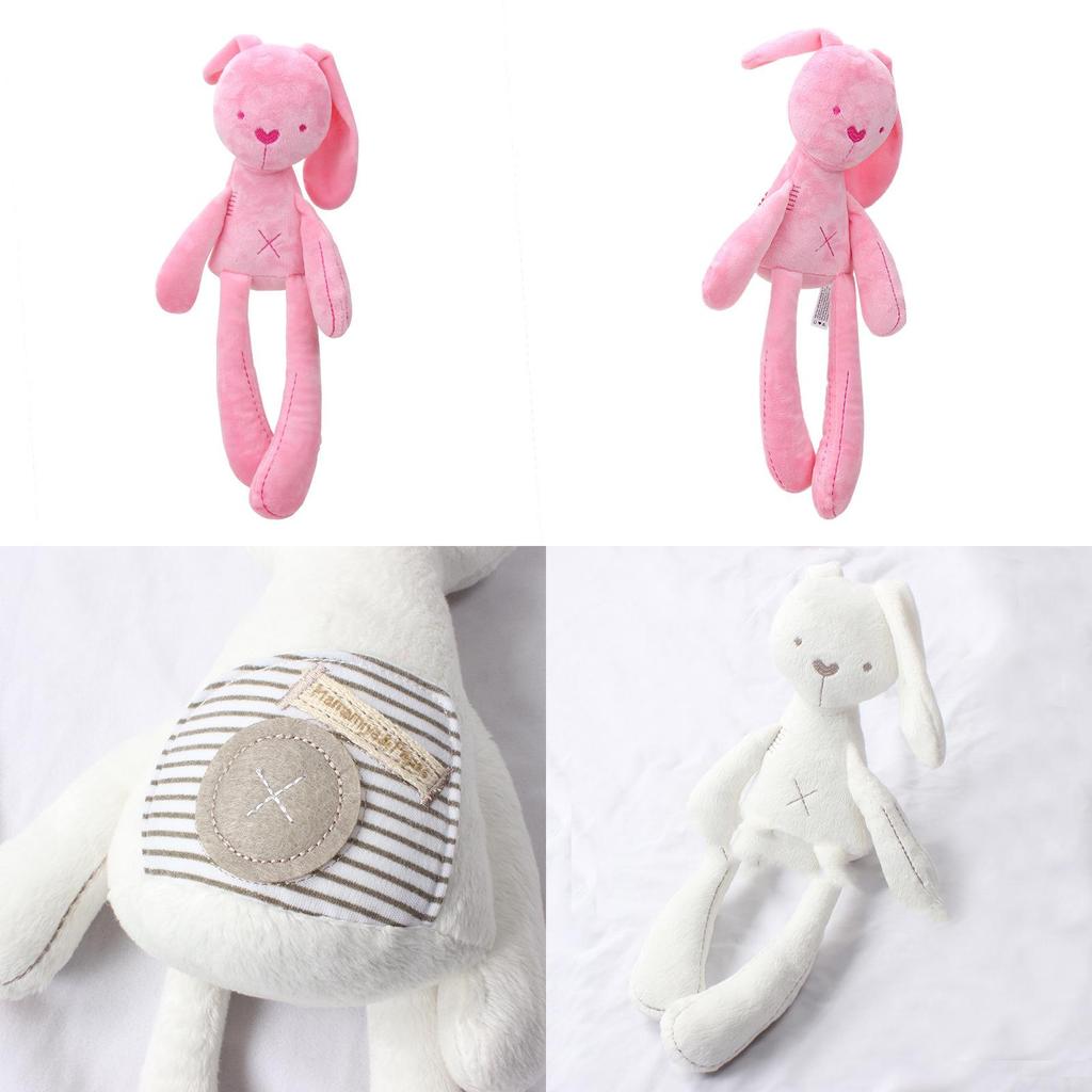Mamamiya Pappas Baby Plush Bunny Sleep Aid With Long Legs For Nighttime Comfort