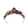 Zinc Zinc Alloy Queen Rhinestone Baroque Women Hair Accessories Tiara Bride Crown Korean Style Headband