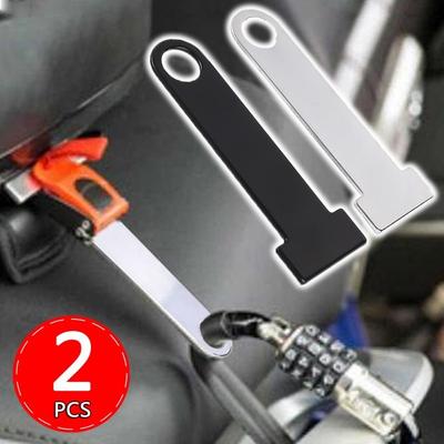 2 Adet Kask Kayışı Çelik Halka Kilitleri Motosiklet Bisiklet Uzatmaları Toka Asma Kilit Bağlantısı Hırsızlığa Karşı Kask Kilidi
