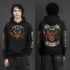 Hellfire Club Japanischer Stil Hoodie Herren Damen Herbst Winter Sweatshirt Streetwear Y2k Übergroß Klassischer Pullover Trainingsanzug Damen Herren Kleidung