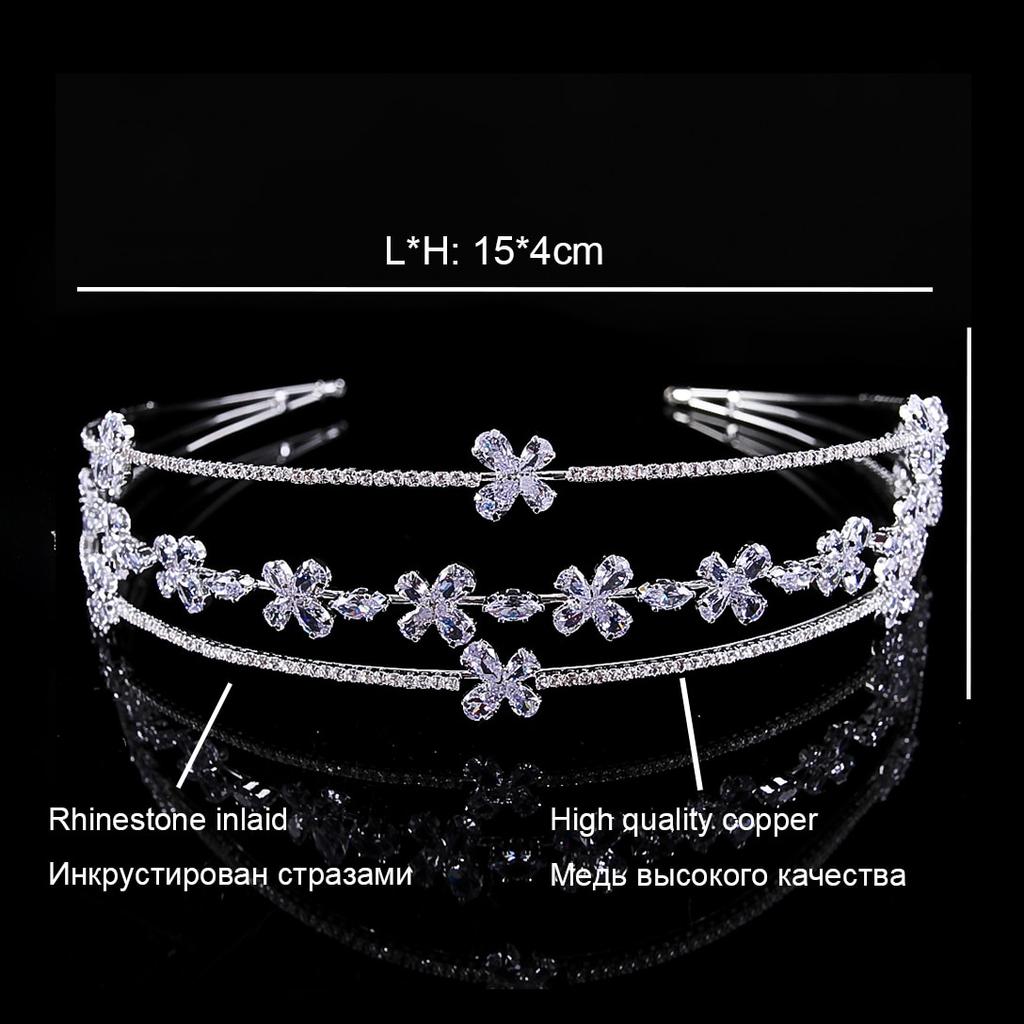 4cm High Butterfly Flower Leaf Full Crystal Tiara Crown Comb Bridal Wedding Prom 4cm High Butterfly Flower Leaf Full Crystal Tiara Crown Comb Bridal Wedding Prom
