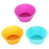 10 Stück Runde Silikon Kuchen Muffin Cupcake Form Maker Wiederverwendbares Gebäck Backwerkzeug