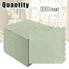 Sage Green Fan-Fold Disposable Napkins — Beverage and Dinner Napkins for Restaurants Weddings and Birthday Parties — 25 X 25cm 100PCS