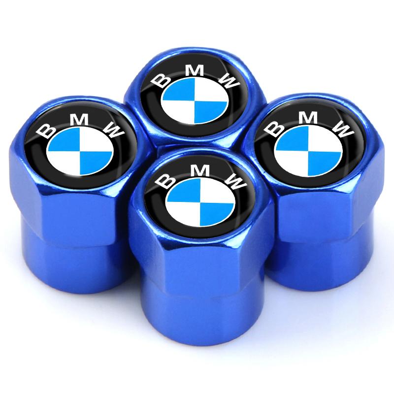 4PCS Car Wheel Tire Valve Cap Dust Protection Cover Accessories For BMW E46 E39 E90 E60 E36 F30 F10 E34 X5 E53 E30 M4 M5 X5 X6