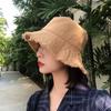 Cotton Bucket Hats Foldable Beach Panama Cap Simple Fisherman Hat  Ladies Hip Hop Hat