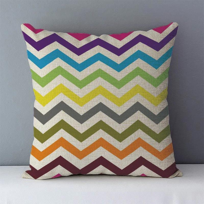 Selected Cozy Cushion Cover Home Decorative Pillow For Sofa Couch Seat Back Cushions Xcm Geometric Printed Fundas De Cojines