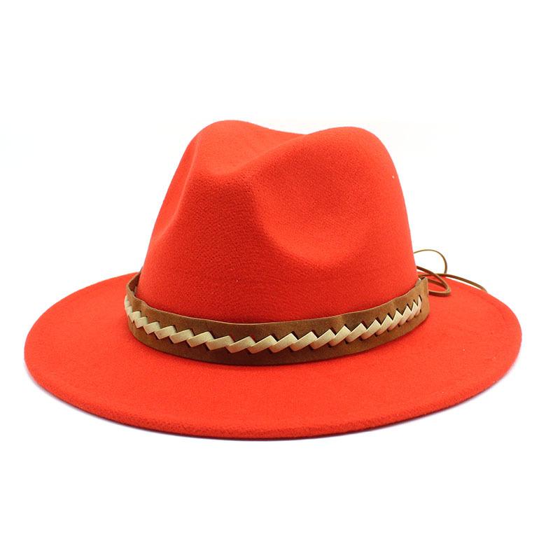 Men'S And Women'S Woolen Hats, Felt Hats, British Casual Jazz Hats, Gentleman'S Top Hats