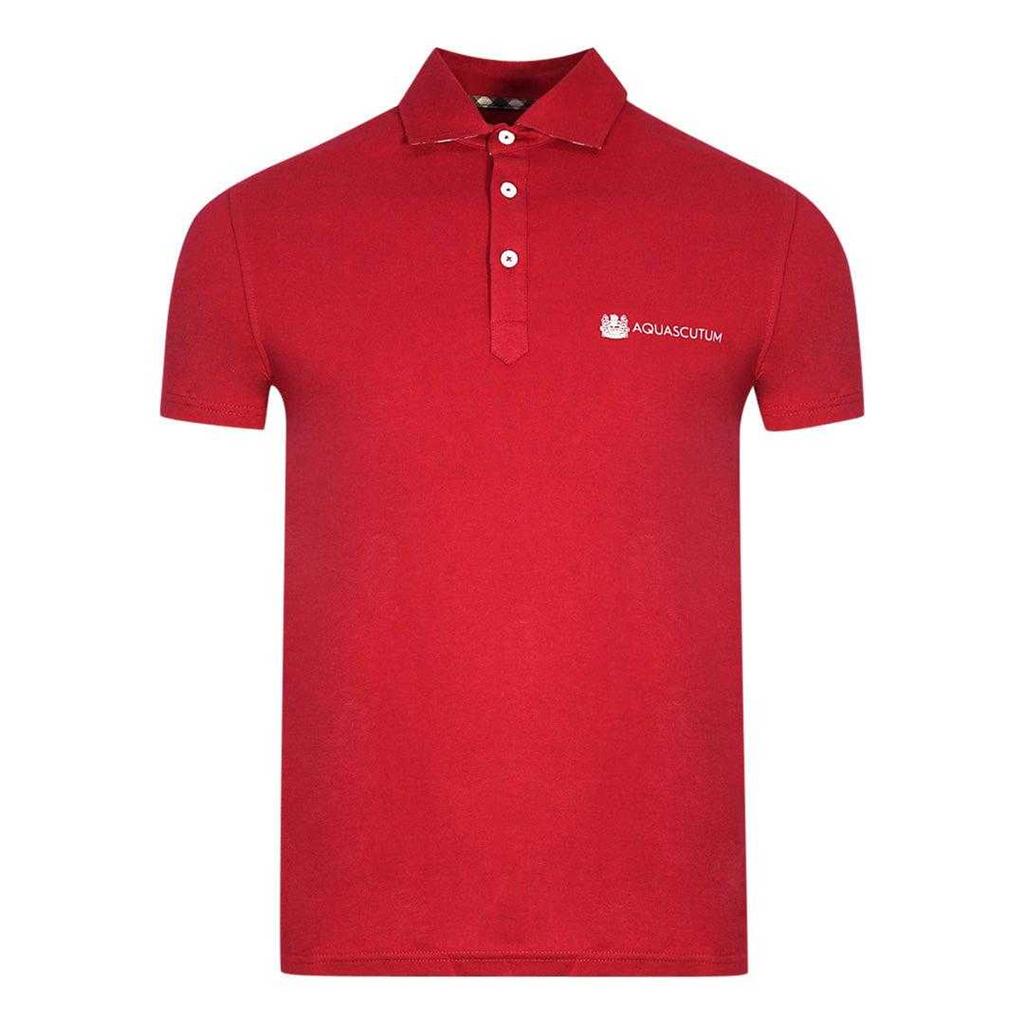 Aquascutum Unisex Adult Aldis Block Logo Polo Shirt
