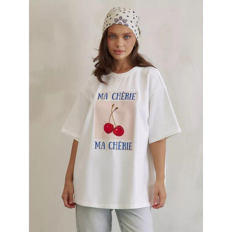 Western Style New round Neck Loose Casual Print Short sleeve Cotton T-shirt Top Loose Printed T-shirt