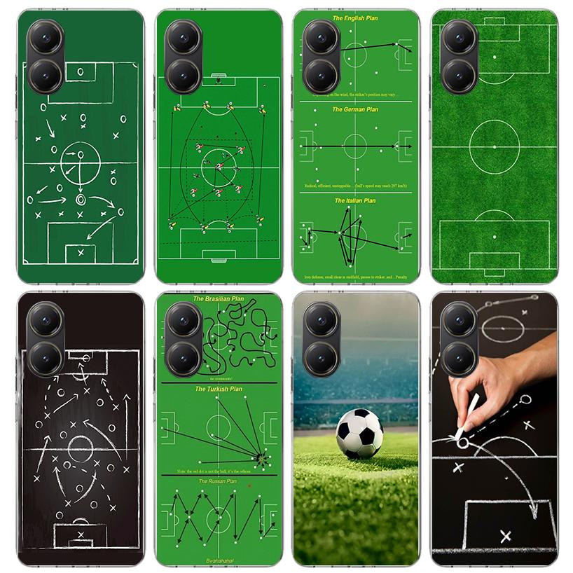 Football Soccer Tactics Time Phone Case For Xiaomi Poco X7 X6 X5 Pro F7 Ultra Redmi 15C 15 13 13C 12 12C 10 10A 10C 9 9A 9C 9T S