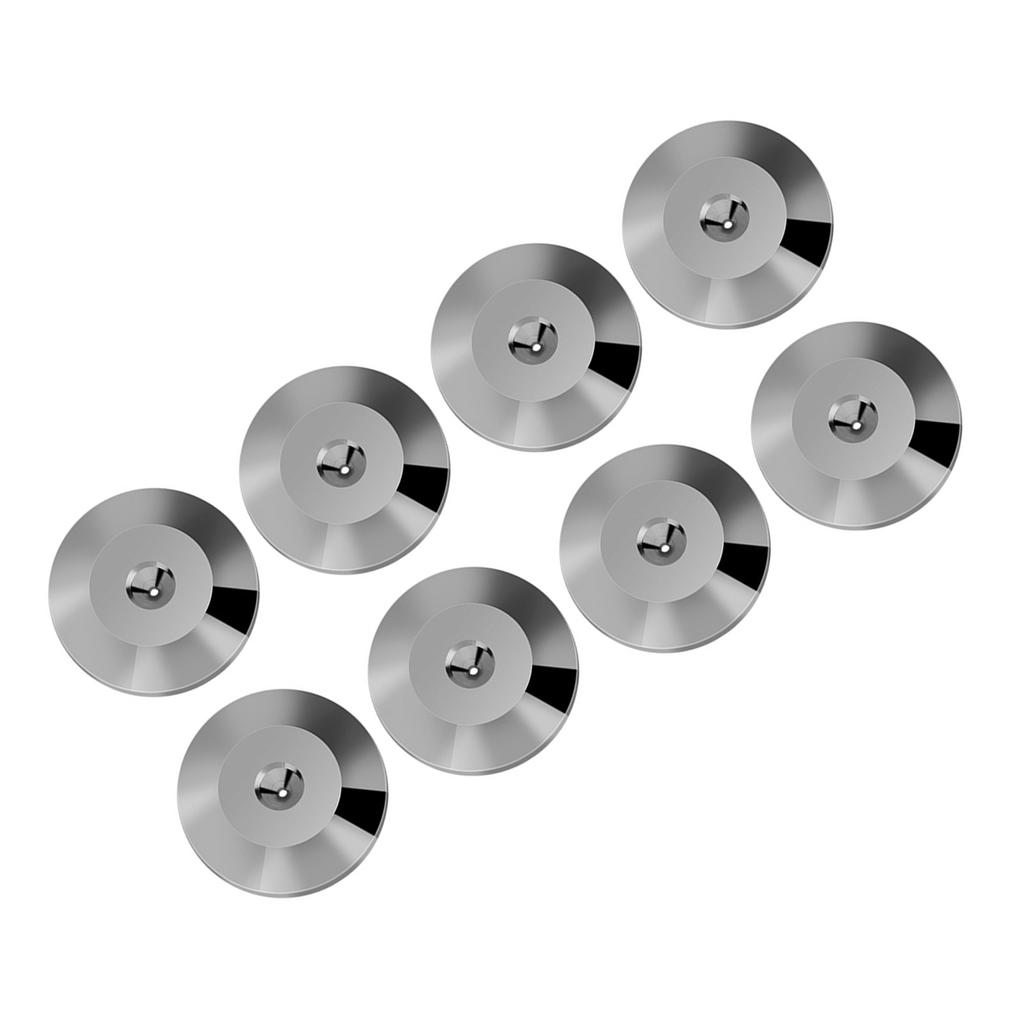 8 Stück 25 x 4mm Universelle Kupfer Lautsprecher Stoßdämpfer Basis Pad Isolationsfüße Matte Boden Scheibe Gun Color