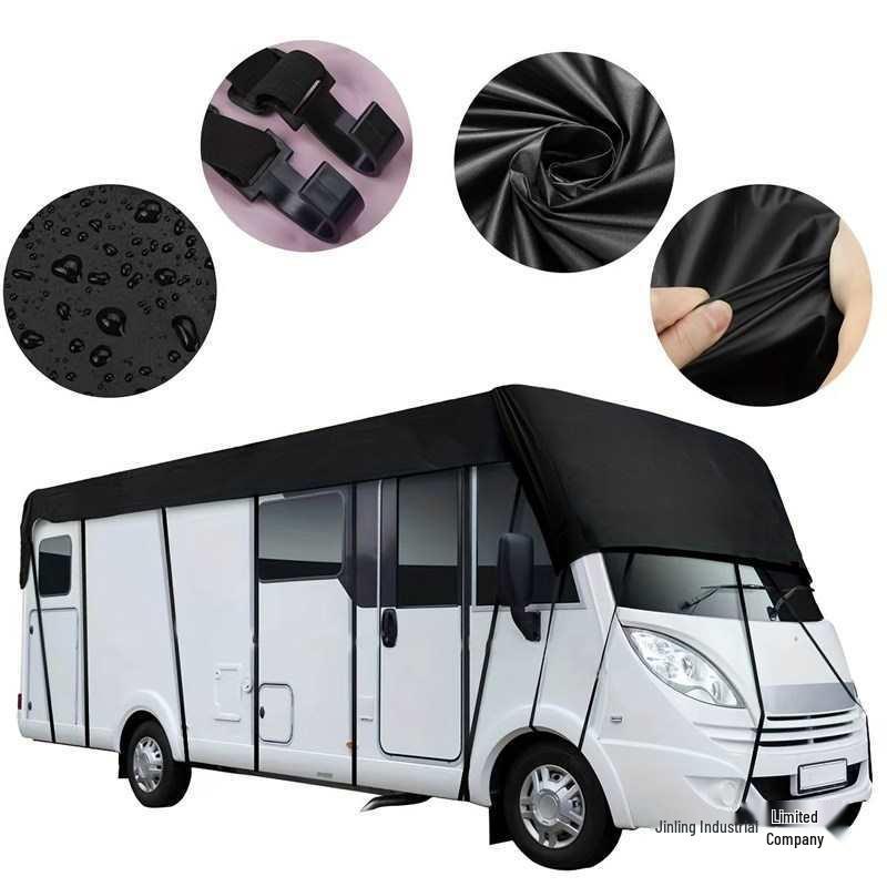 

Durable 210D Oxford RV Roof Cover: Dustproof & Sun Protective ES5 чёрный