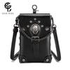 Sac Carré Punk Rétro Vente Chaude Sac à Bandoulière Croisé Polyvalent pour Femmes Sac à Bandoulière pour Petite Monnaie MINI