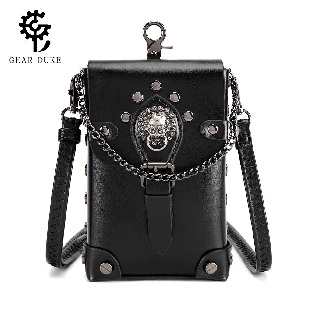 Hot Selling Punk Retro Style Small Square Bag Versatile Women's Shoulder Crossbody Bag MINI Loose Change Shoulder Bag