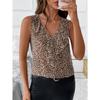 JPNTKY Women's Fashion Casual Sleeveless V-Neck Blouses & Shirts