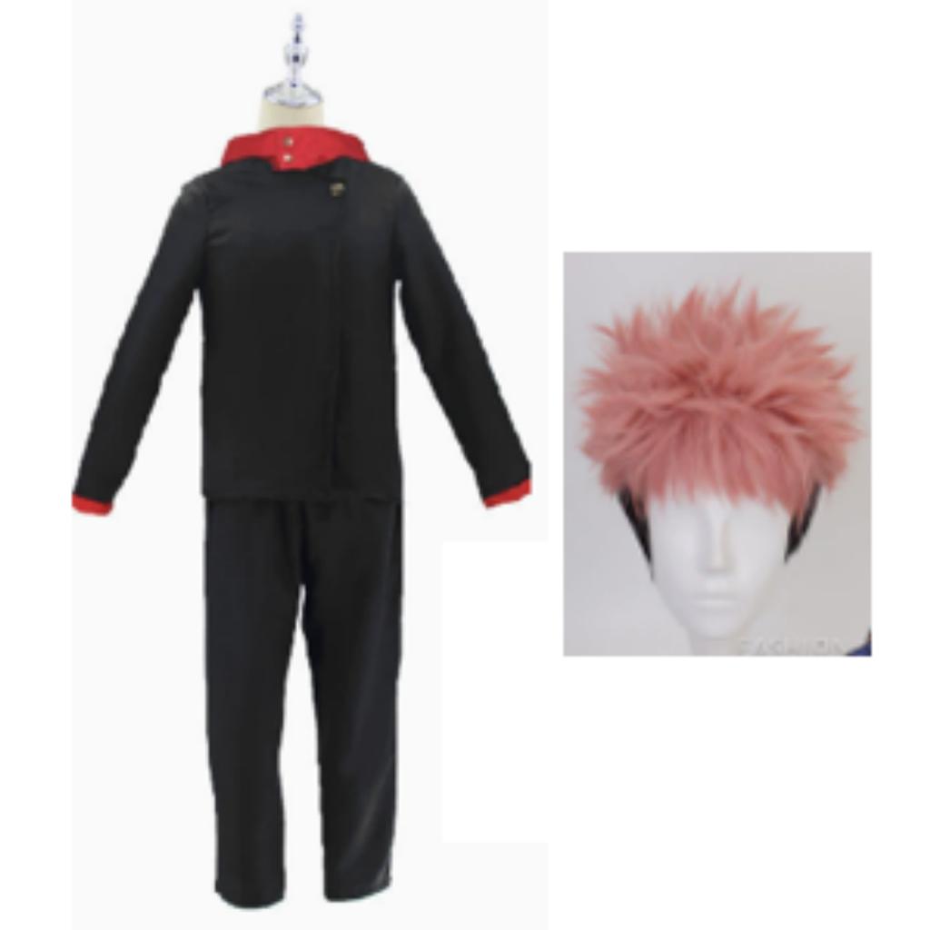 Jujutsu Kaisen Mahito Cosplay Costume Full Set Anime Jjk Costumes Wig Top Pants Suit For Carnival Halloween Party Mahito Set